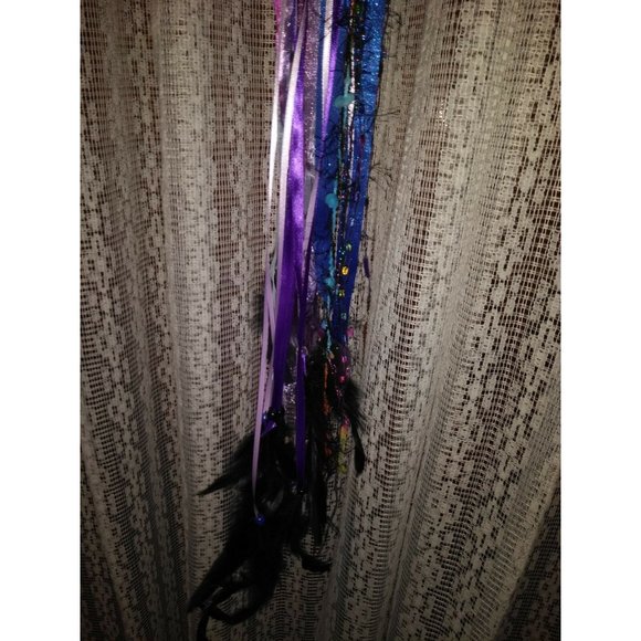 Stevie Nicks Inspired Moon Tambourine with Beads - Picture 13 of 16